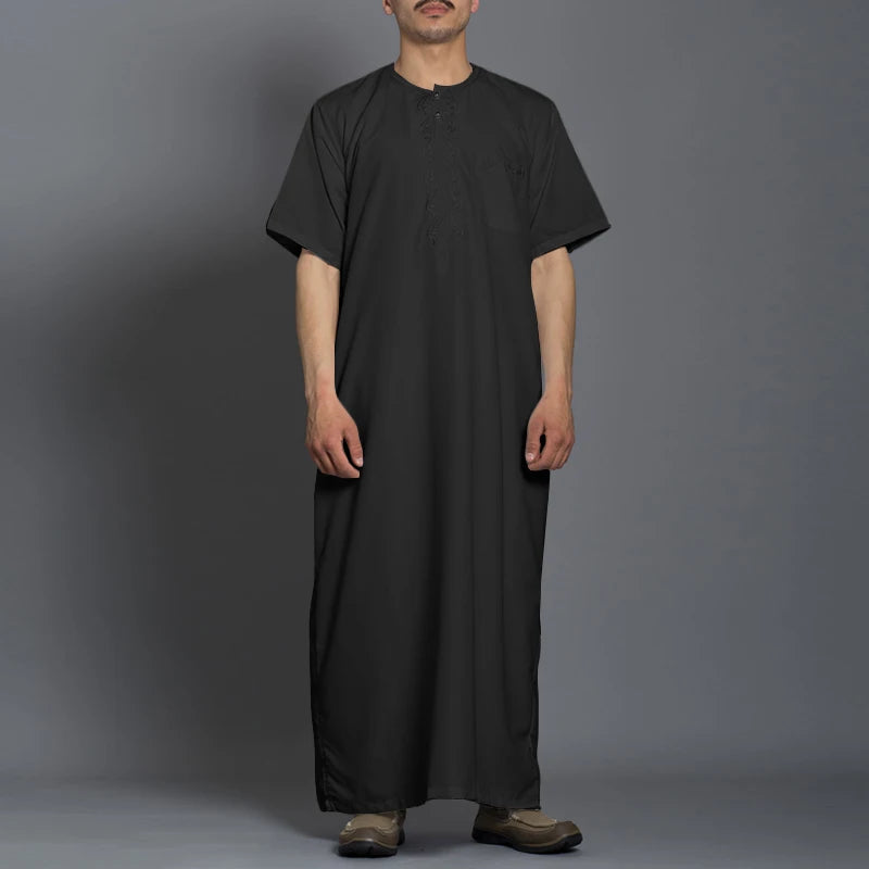 INCERUN Men's Vintage Long Robe Jubba