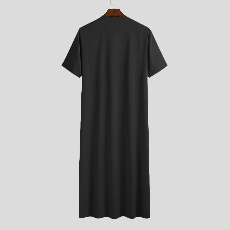 INCERUN Men's Vintage Long Robe Jubba