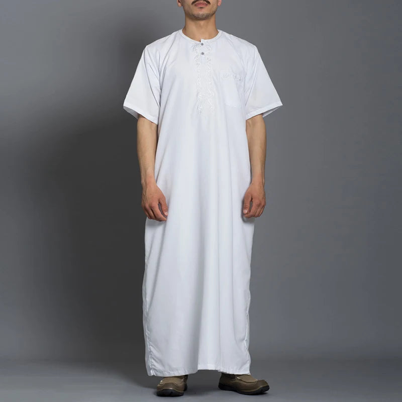 INCERUN Men's Vintage Long Robe Jubba