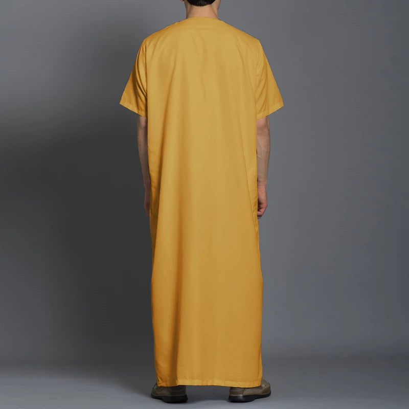 INCERUN Men's Vintage Long Robe Jubba