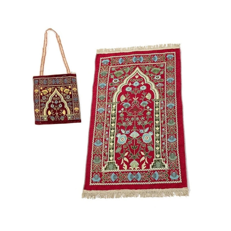 Portable Muslim Prayer Mat with Bag