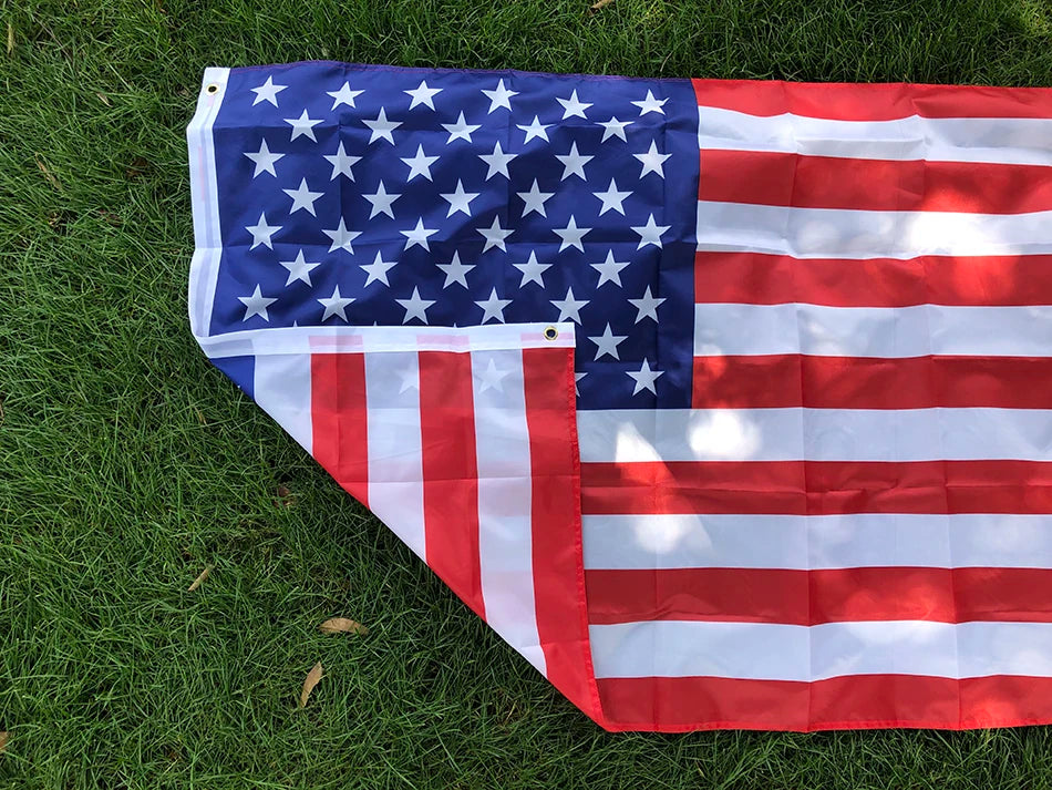 90X150CM us flag High Quality Double Sided Printed Polyester stars and stripes united states us usa american flag