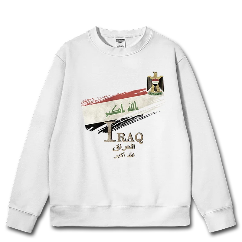 Iraq Iraq Flag  National Retro mens hoodies sports sweatshirt casual sporting jerseys men tracksuit Coat autumn winter clothes