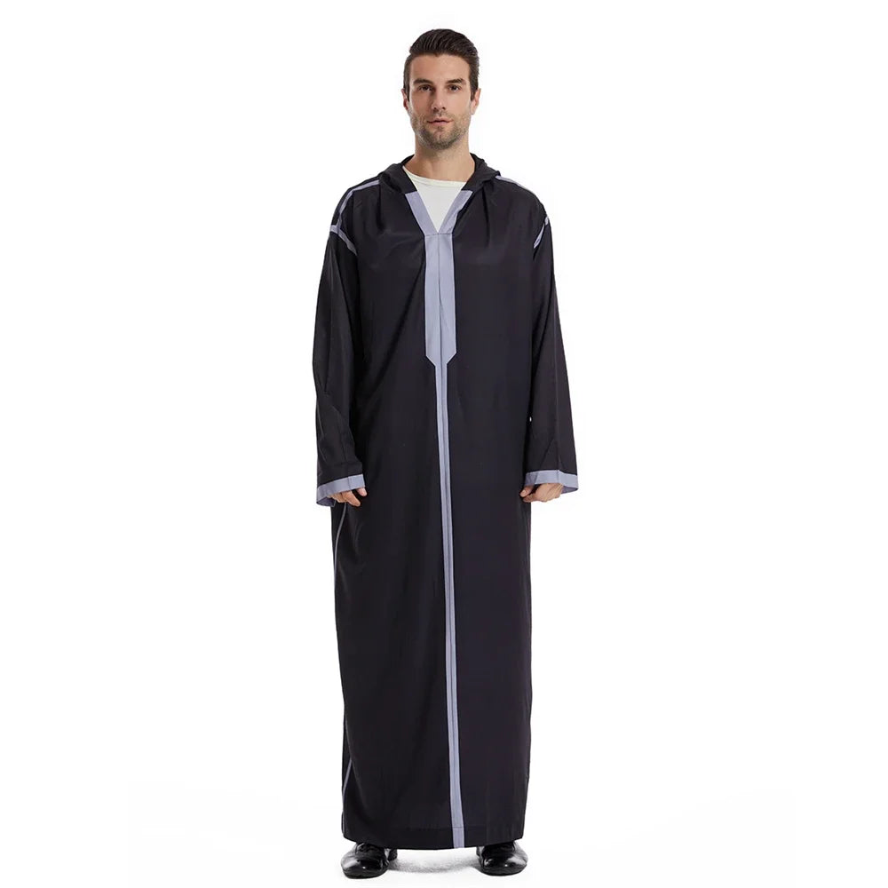 Moroccan Men's Hooded Djellaba Jubba