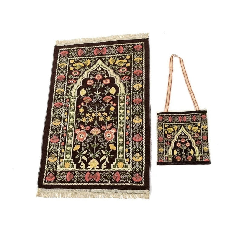 Portable Muslim Prayer Mat with Bag