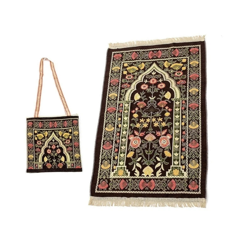 Portable Muslim Prayer Mat with Bag