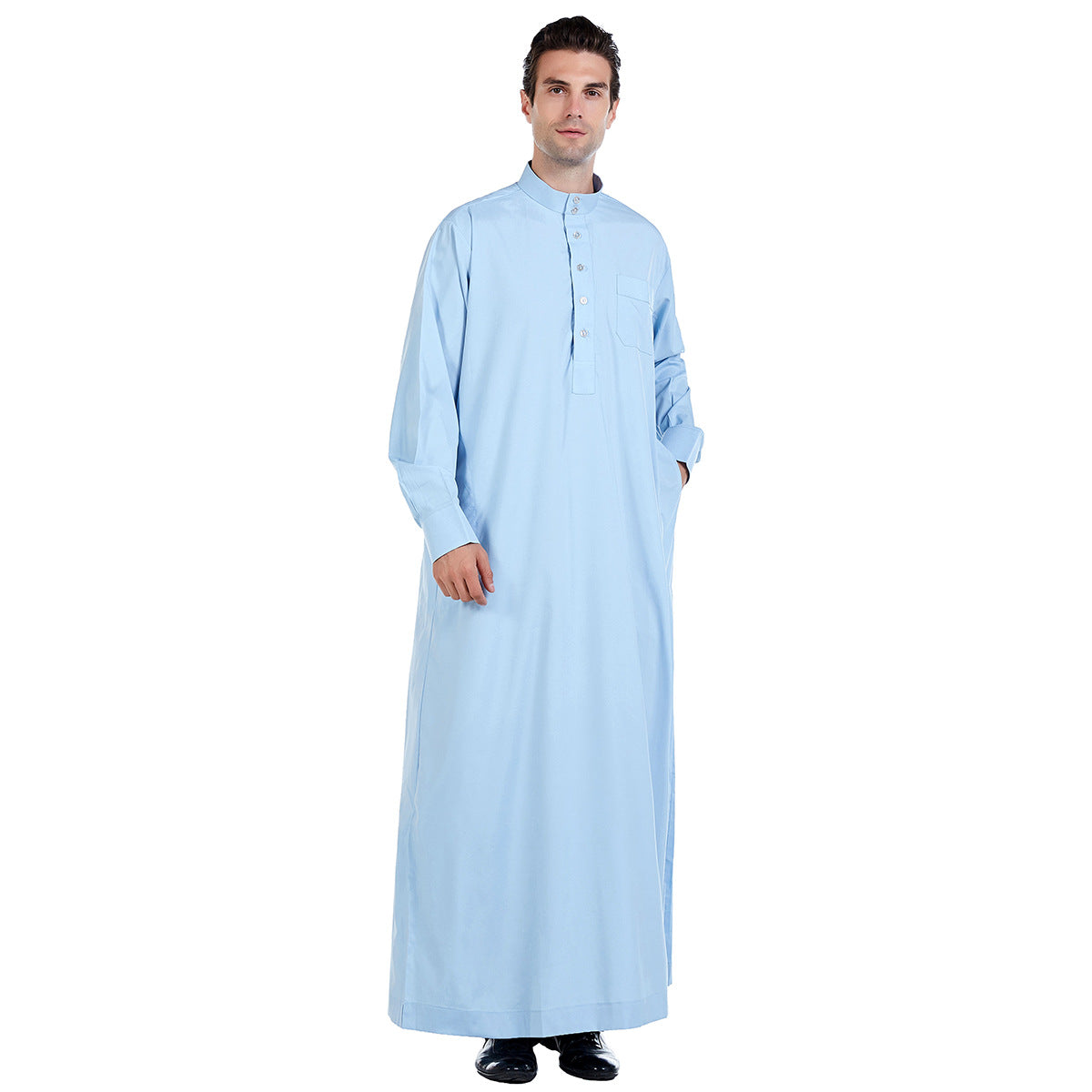 Dubia High-Quality White Abaya for Men Jubba