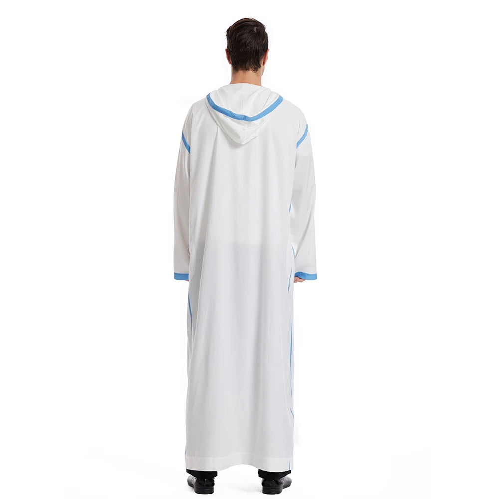 Moroccan Men's Hooded Djellaba Jubba