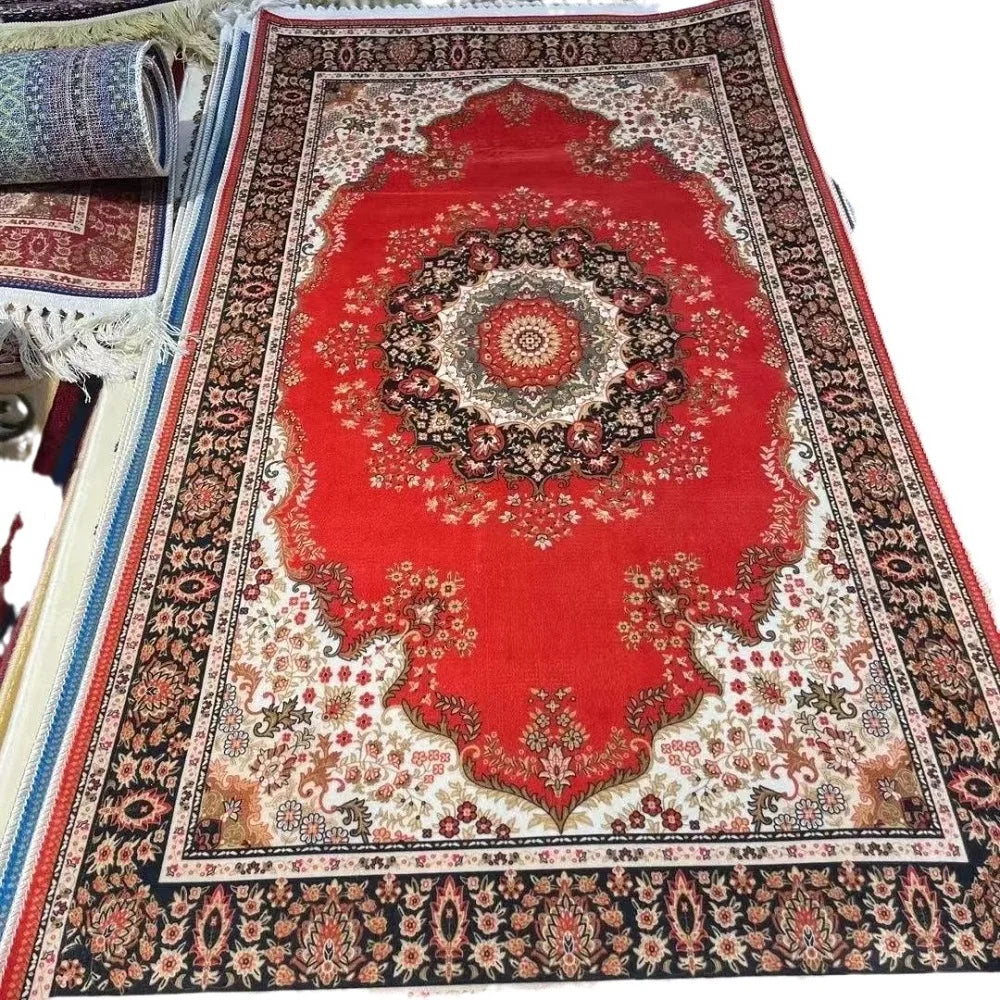 New Soft Worship Travel Prayer Rug Non-slip Prayer Mat Door Carpet For Muslim Floor Mats Home Carpets