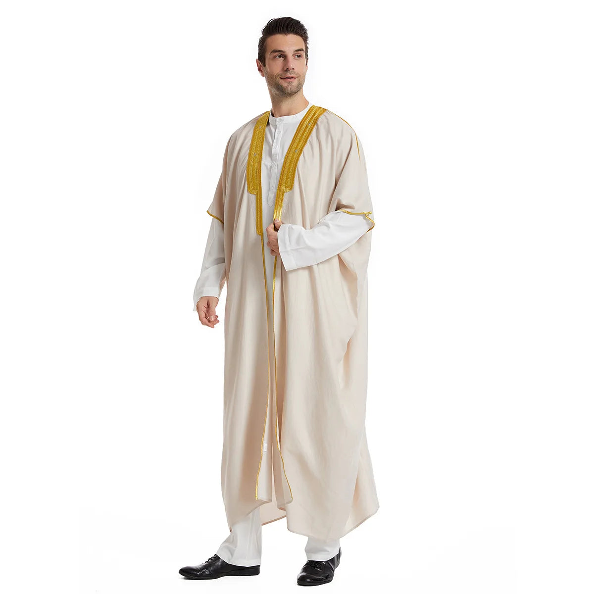 Men's Muslim Thobe Caftan Jubba