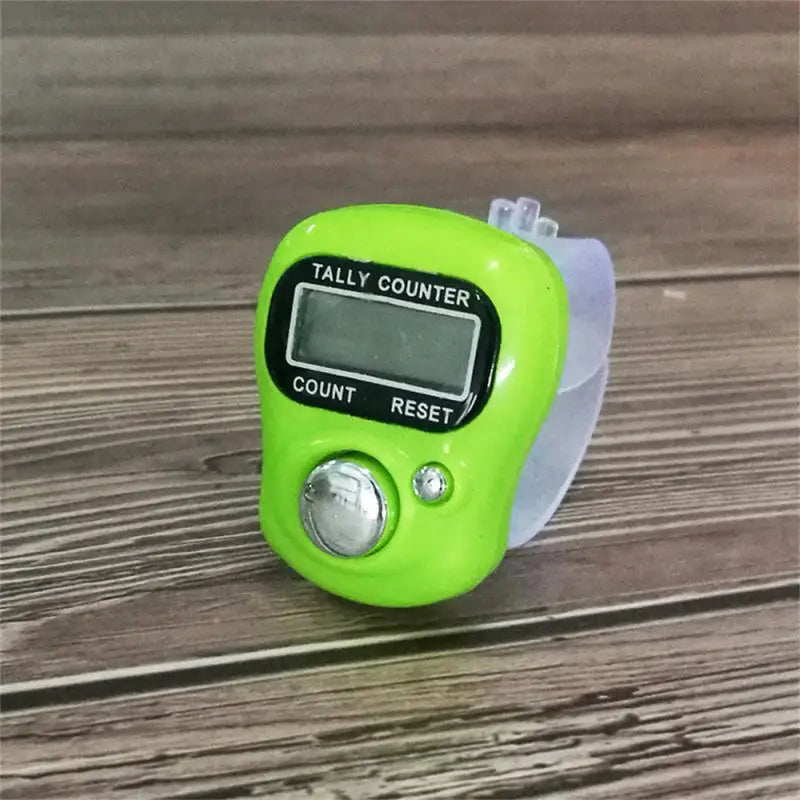 1Pc Mini Finger Counter LED Electric Digital Display With Light Tally Counter Stitch For Knitting Coaching Golf Toddler Soccer