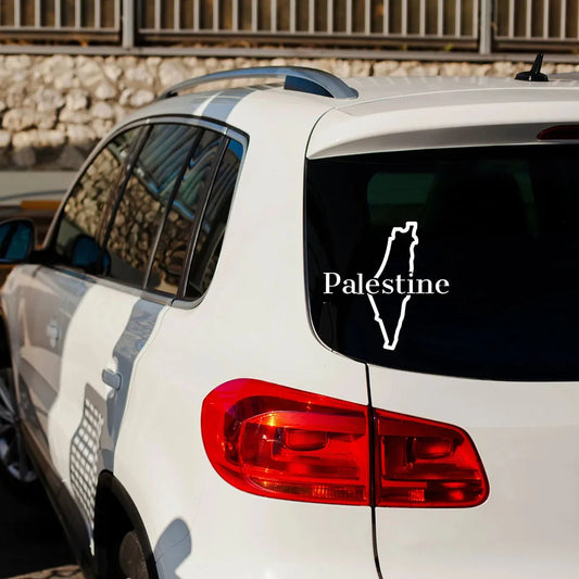 Palestine Map Car Windows Bumper Decor Stickers Die Cut Vinyl Accessories Decals