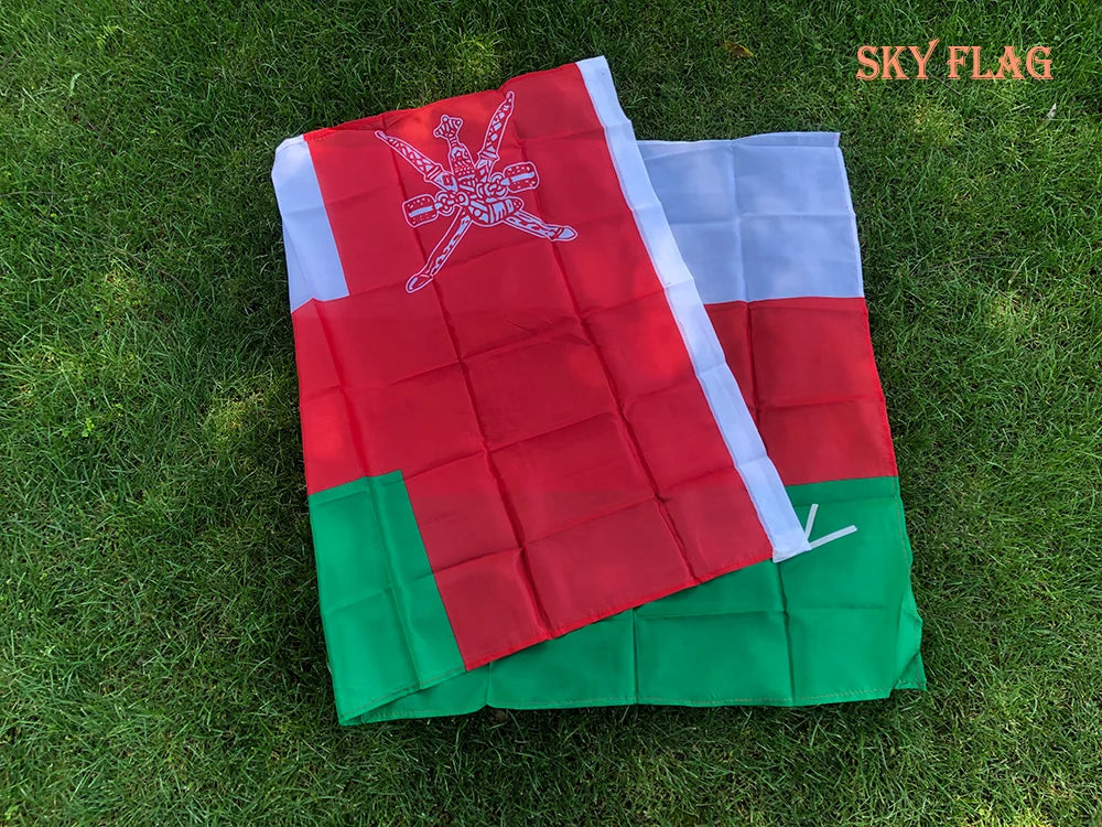 Oman Flag 90X150cm hanging polyester Oman Flag Super Poly Football Flag Indoor Outdoor decoration