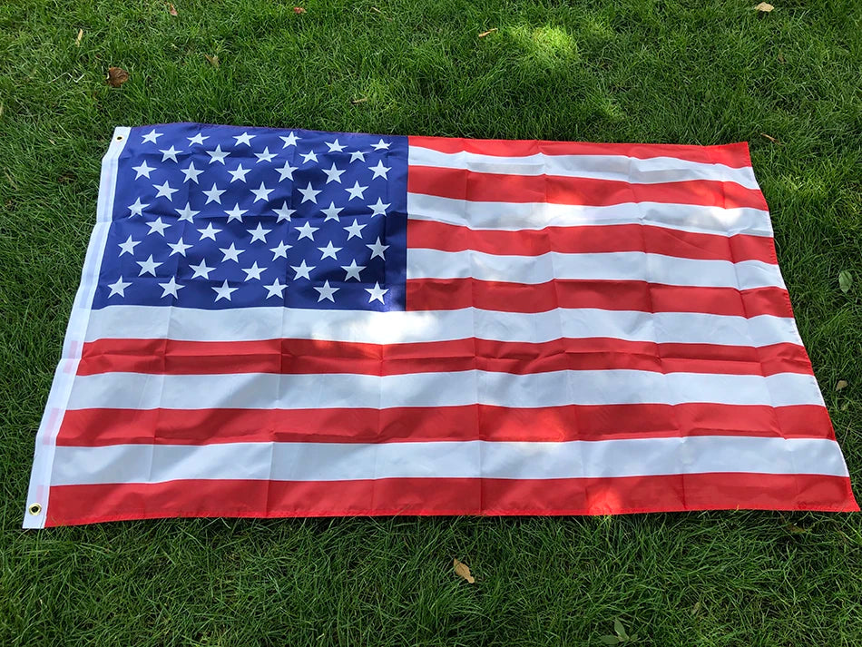 90X150CM us flag High Quality Double Sided Printed Polyester stars and stripes united states us usa american flag