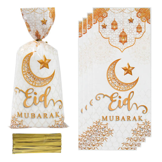 Ramadan Bags Eid Mubarak Gift Bags Ramadan Decoration 2025 Cookie Candy Bag Ramadan Kareem Islamic Muslim Party Eid Al-Fitr Gift