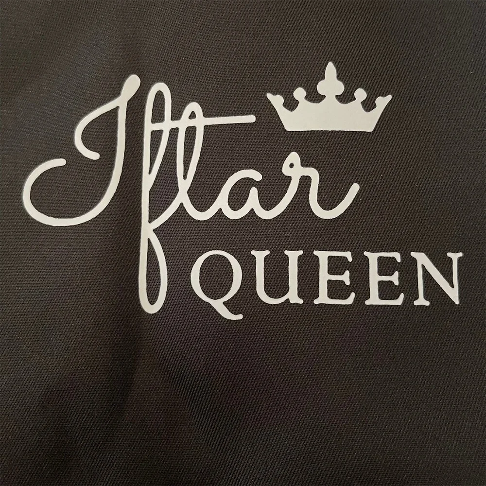 Iftar Queen Ramadan Mubarak Apron Muslim Islamic Kareem Family Dinner Party Decoration Mom Grandma Aunt Wife Gift  Al-Adha Islam