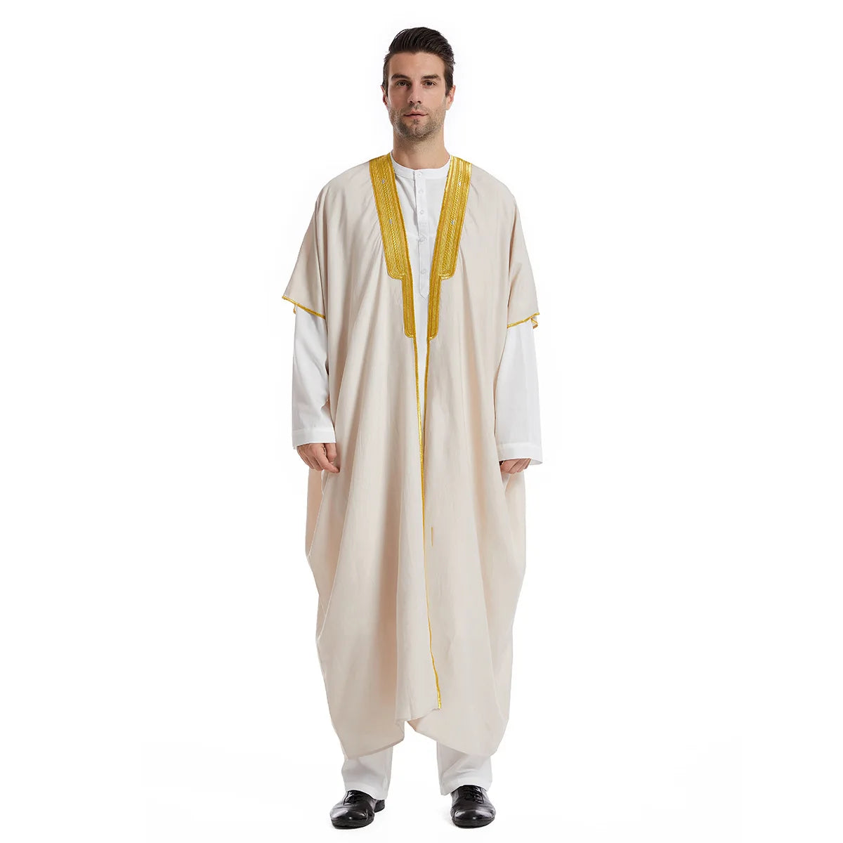 Men's Muslim Thobe Caftan Jubba