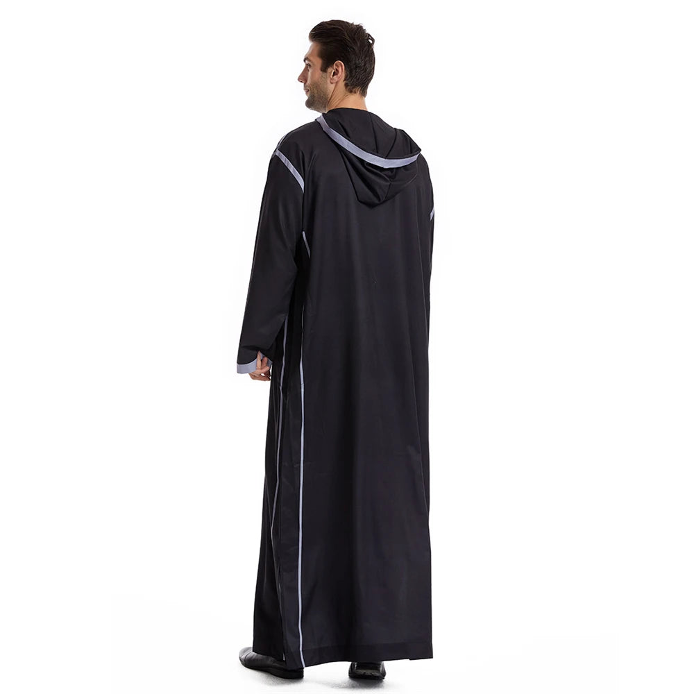 Moroccan Men's Hooded Djellaba Jubba