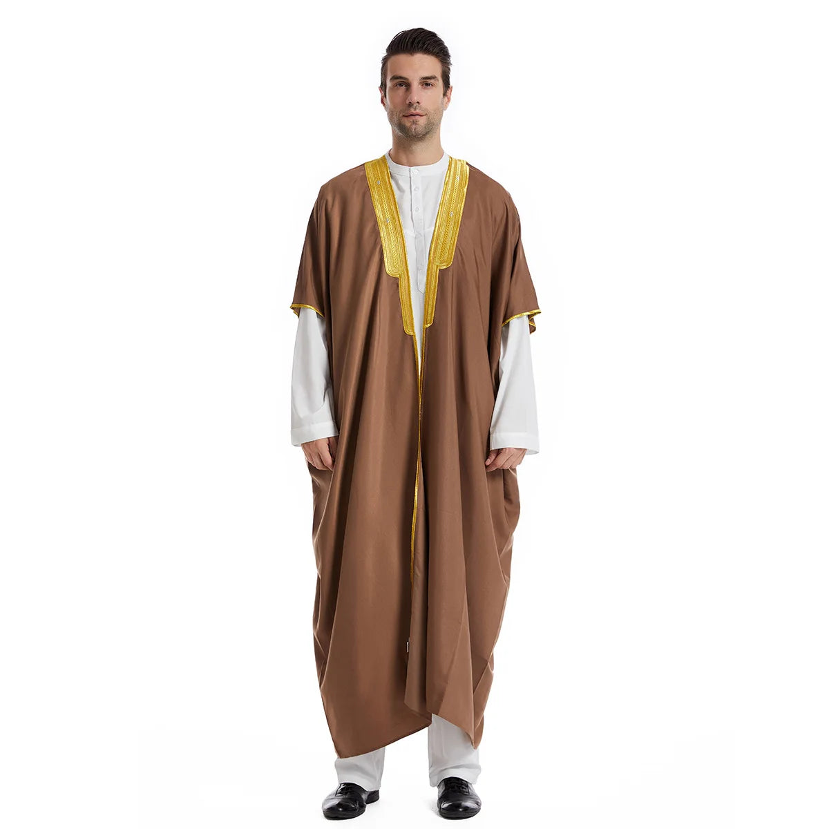 Men's Muslim Thobe Caftan Jubba