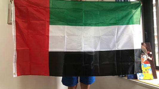 The United Arab Emirates Flag 90X150cm high quality Polyester hanging ARE AE UAE National Flags For Decoration