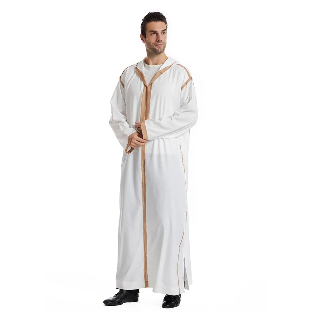 Moroccan Men's Hooded Djellaba Jubba