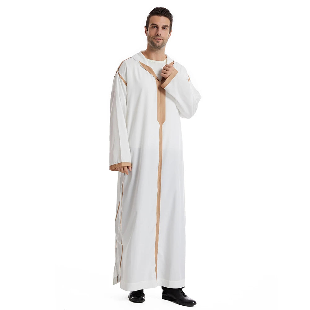 Moroccan Men's Hooded Djellaba Jubba