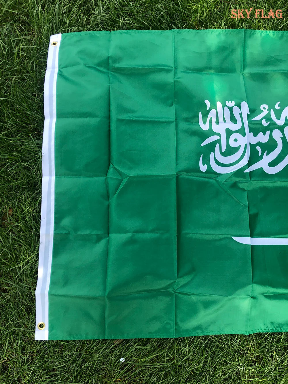 Saudi Arabia flag 90*150cm  Hanging Polyester Saudi Arabia National flag Banner For Decoration