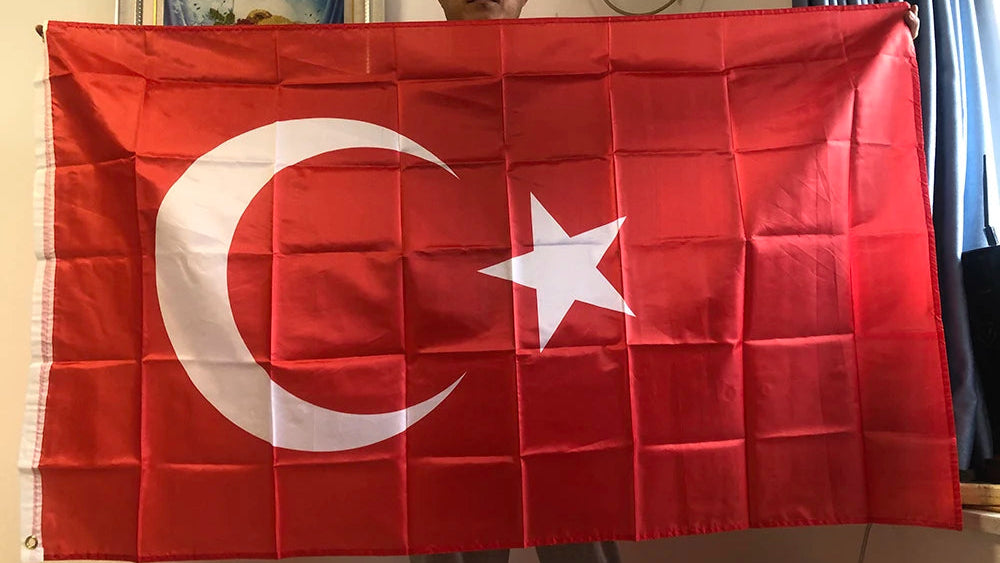 TURKEY FLAG 90x150cm tur tr turkey FLAGS TURKISH 3x5fts Hanging National flag Turkey Home Decoration country flag