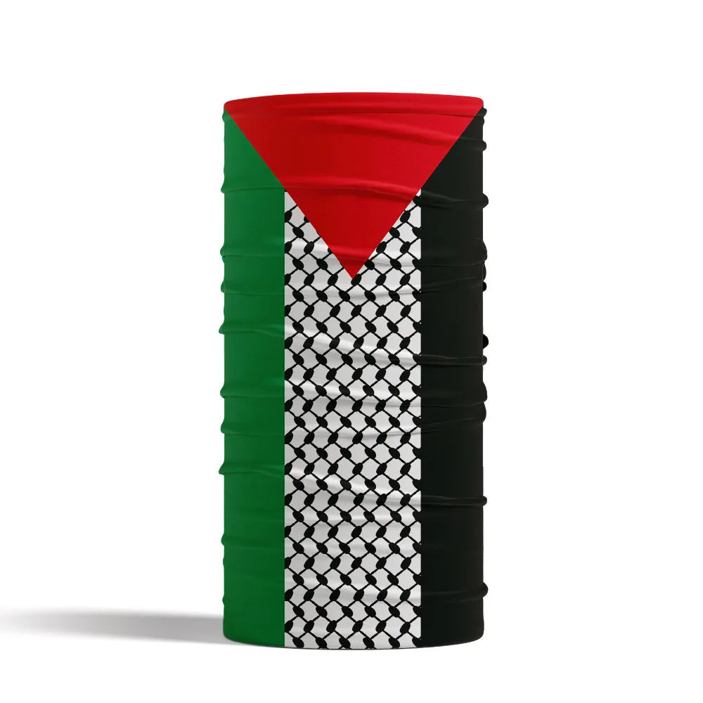 Palestine flag headscarf Multifunctional headscarf scarf biker sunscreen for men and women