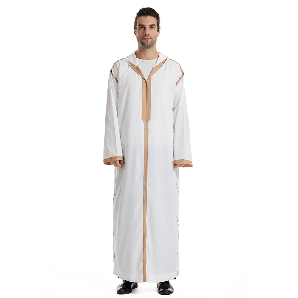 Moroccan Men's Hooded Djellaba Jubba