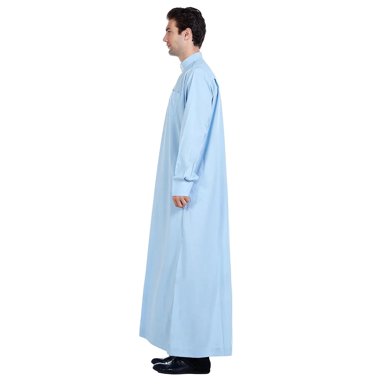 Dubia High-Quality White Abaya for Men Jubba