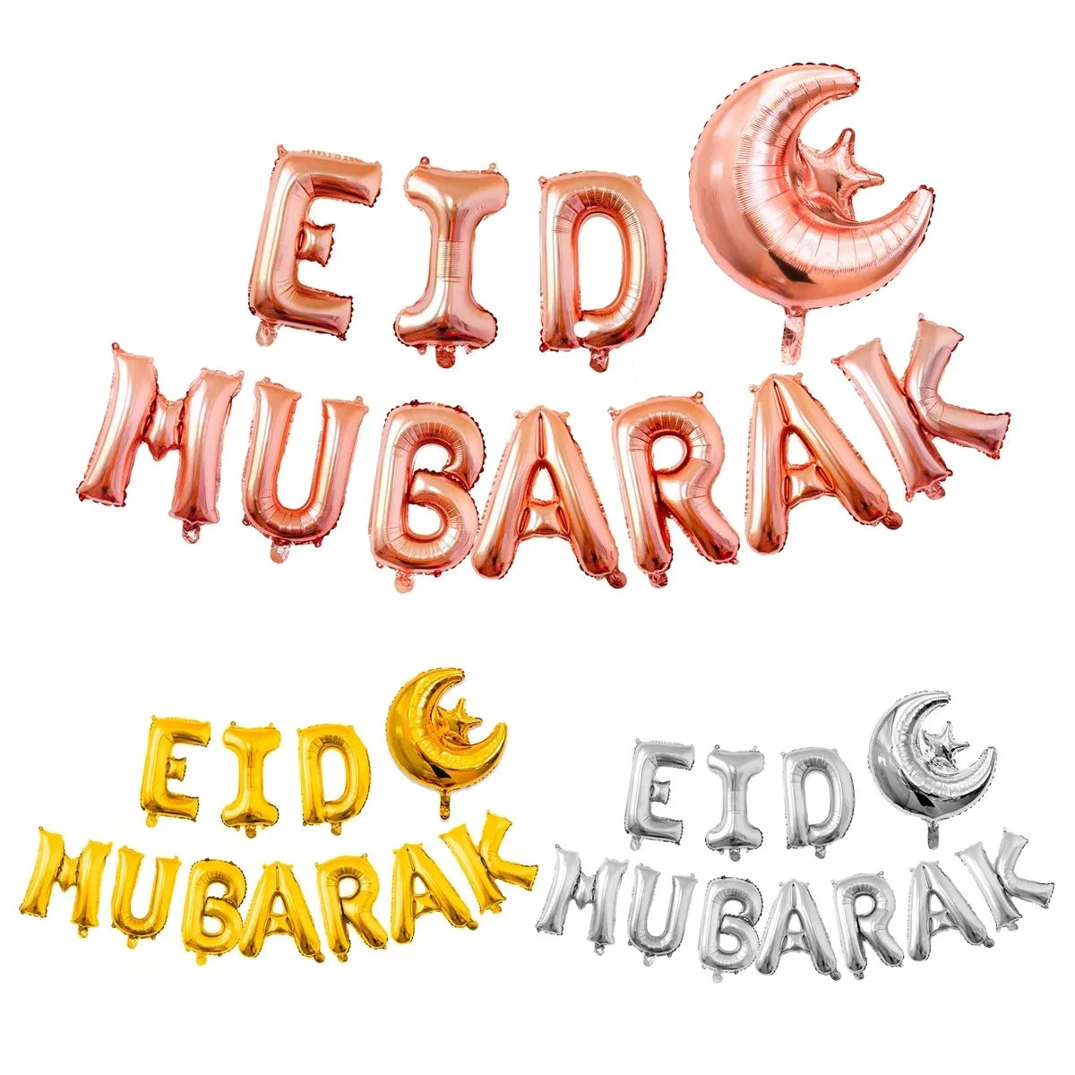 EID Mubarak Balloons Ramadan Decoration For Home 2024 Ramadan Kareem Islamic Muslim Party Eid Al Adha Gifts Happy Eid Al Fitr