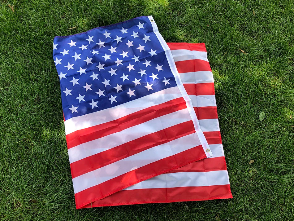 90X150CM us flag High Quality Double Sided Printed Polyester stars and stripes united states us usa american flag