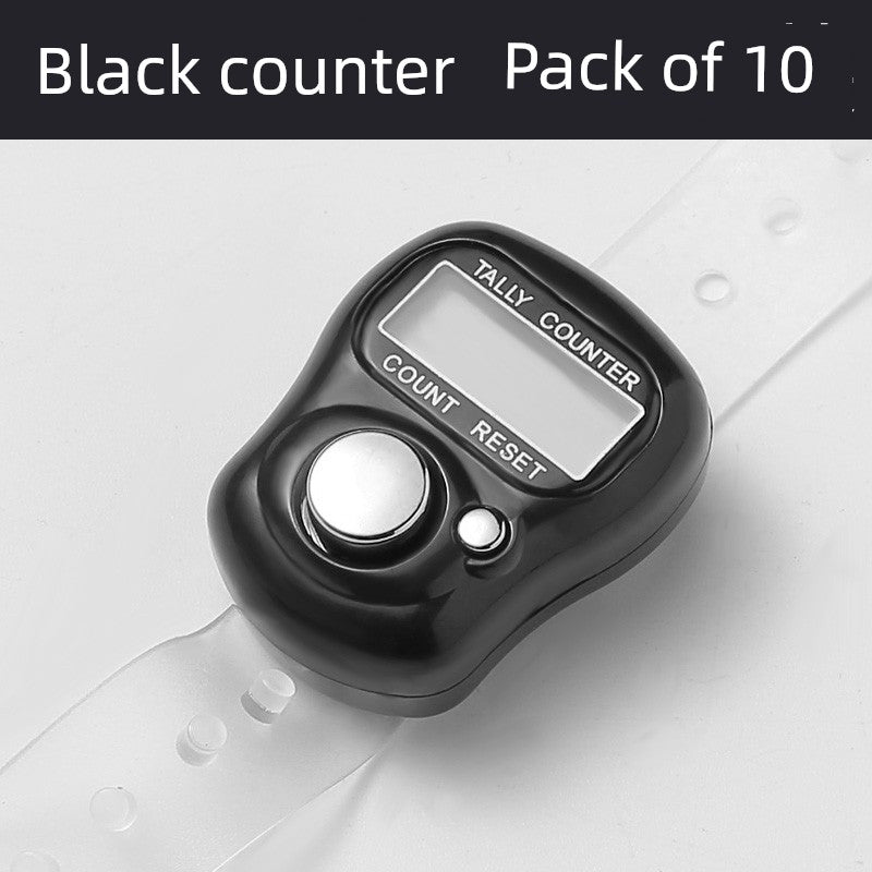 Counter Hand Press Digital Digital Display Point Counter Finger Tally Counter Ring Rings Passenger Flow Counting Handy Gadget