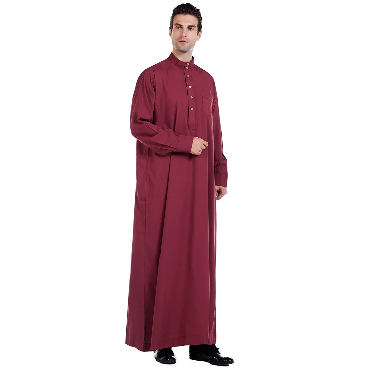 Dubia High-Quality White Abaya for Men Jubba