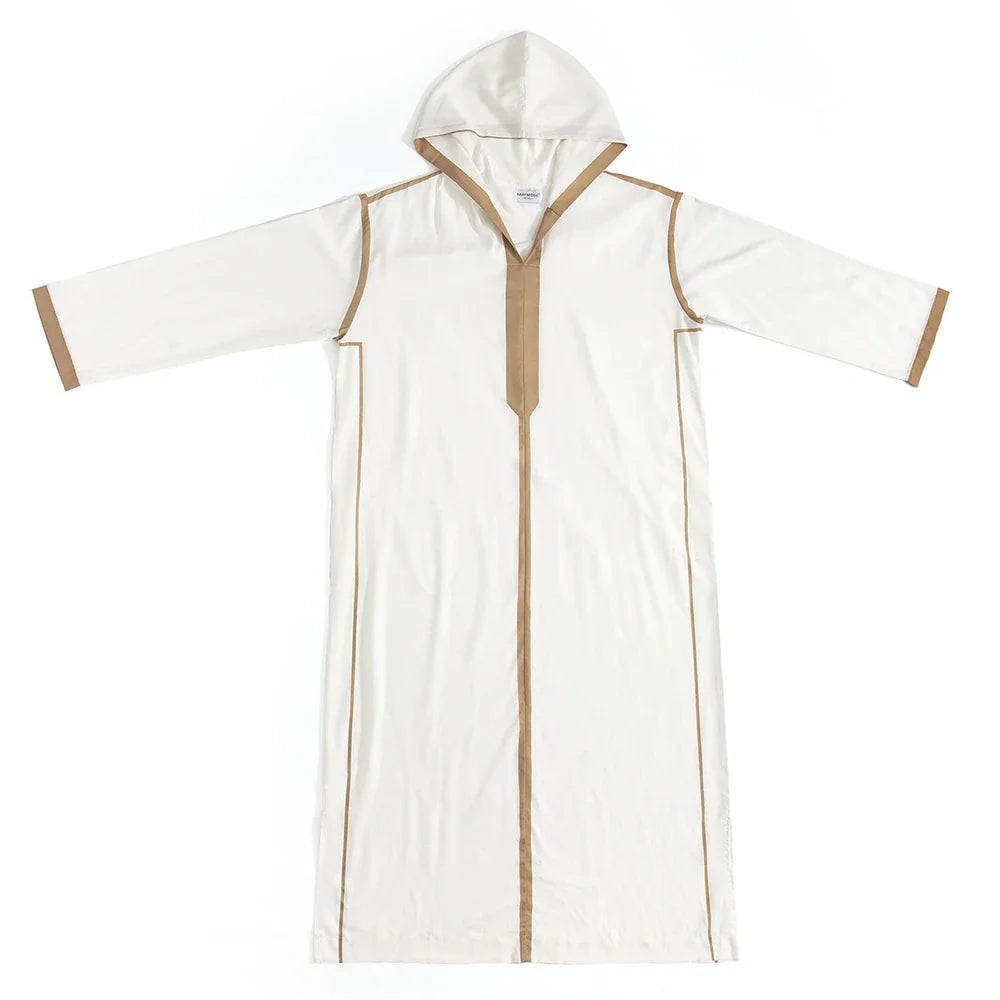 Moroccan Men's Hooded Djellaba Jubba