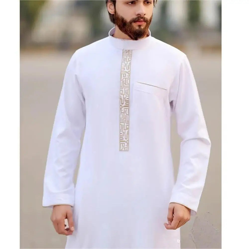 Men's Islamic Hoodie Thobe Jubba