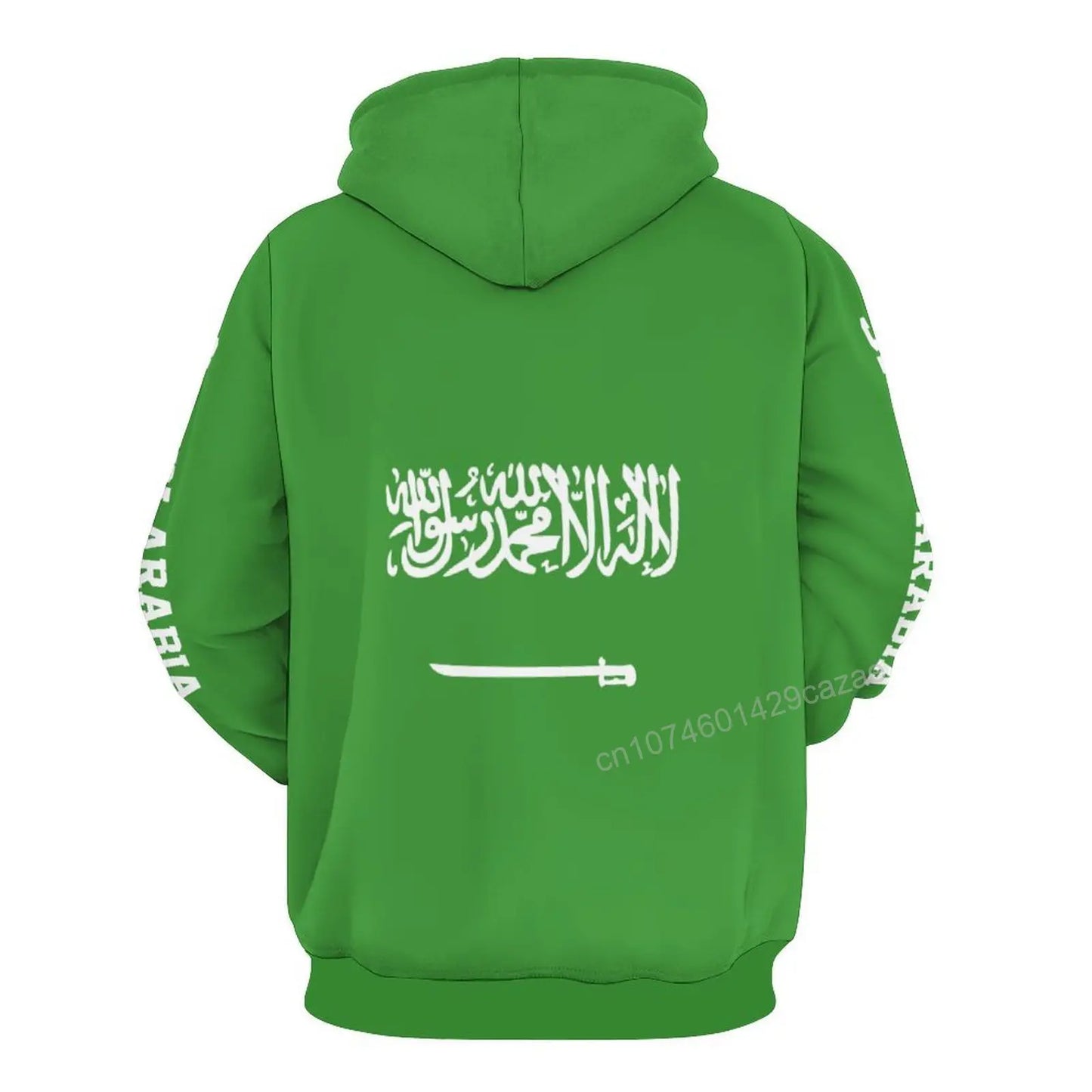 Saudi Arabia Country Flag 3D Hoodie Polyester Cool Men Women Harajuku Sweatshirt Unisex Casual Pullover Hoodies