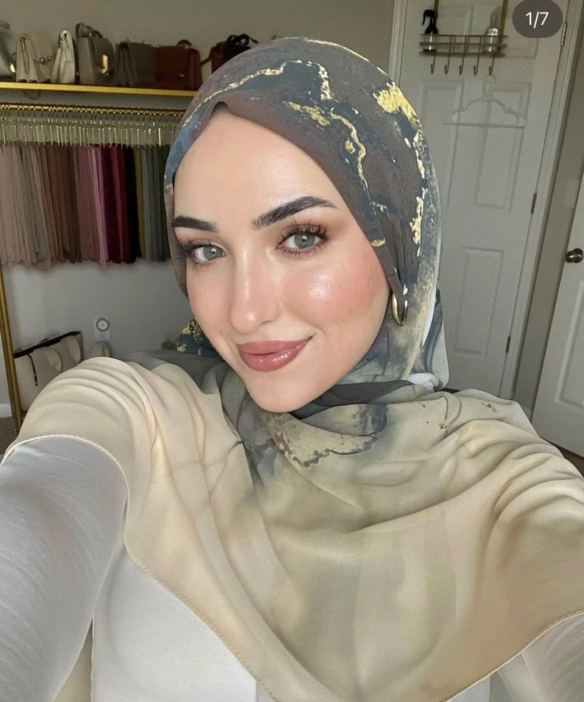 Hot Sale Watercolour Floral Printed Cotton Hijab Scarf Woman Muslim Hijab Shawls Lady Cotton Rayon Viscose Turban Bandana