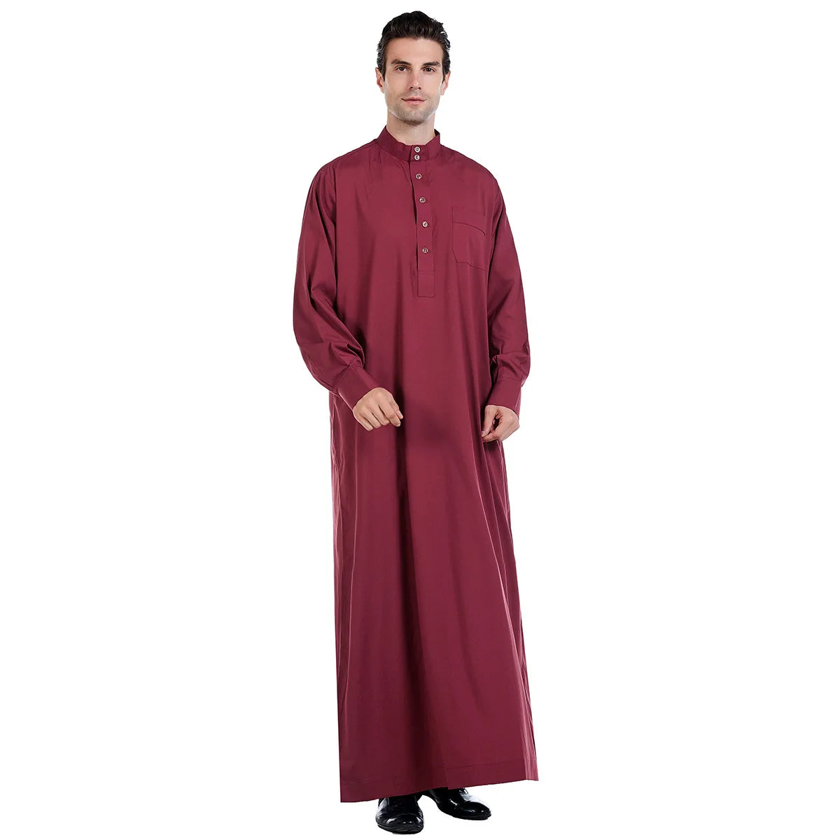 Dubia High-Quality White Abaya for Men Jubba