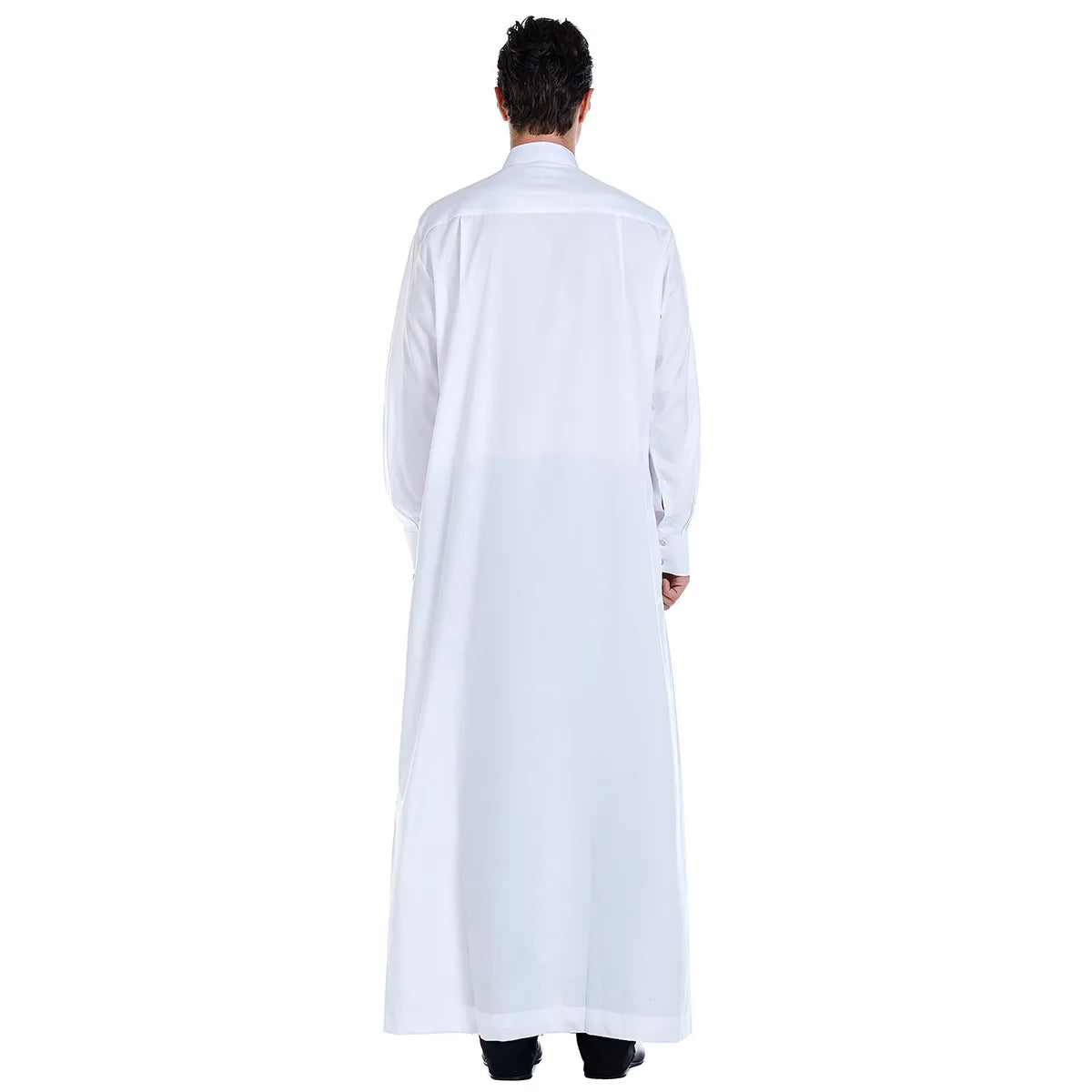 Dubia High-Quality White Abaya for Men Jubba