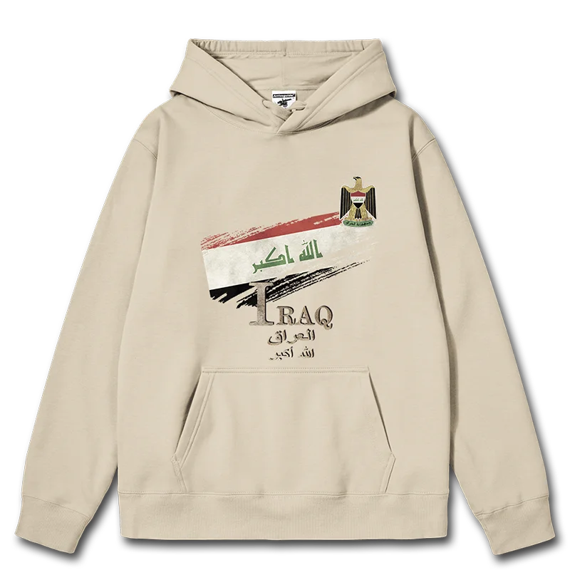 Iraq Iraq Flag  National Retro mens hoodies sports sweatshirt casual sporting jerseys men tracksuit Coat autumn winter clothes