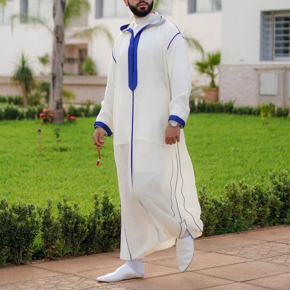 Men's Islamic Hoodie Thobe Jubba