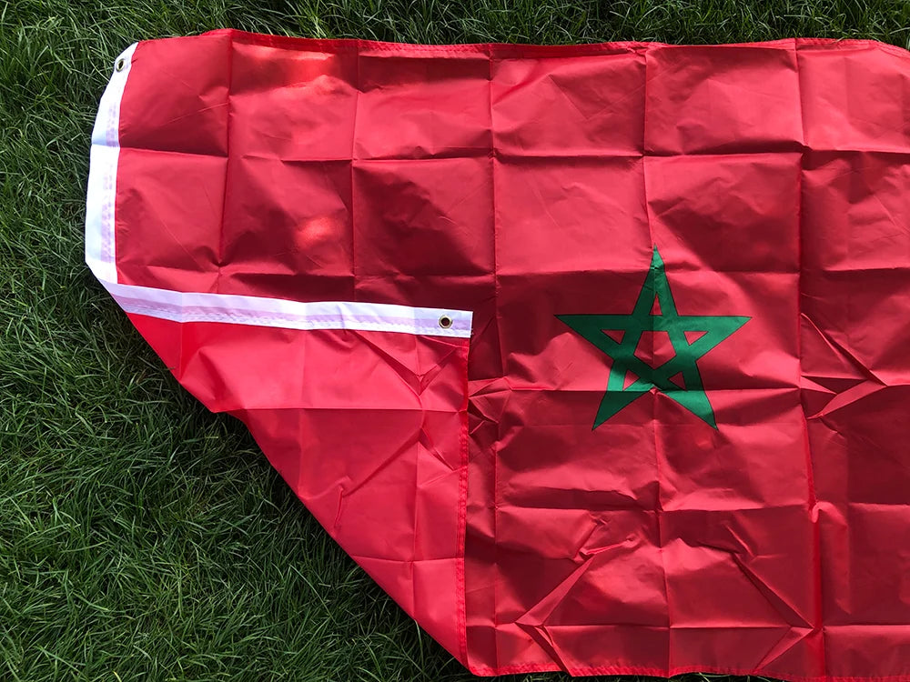 Morocco flag Banner 90x150cm polyester Hanging maro moroccan morocco Moroccan National flags Home Decoration