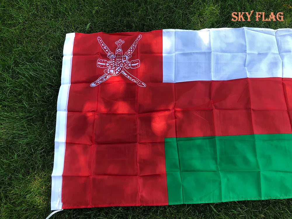 Oman Flag 90X150cm hanging polyester Oman Flag Super Poly Football Flag Indoor Outdoor decoration