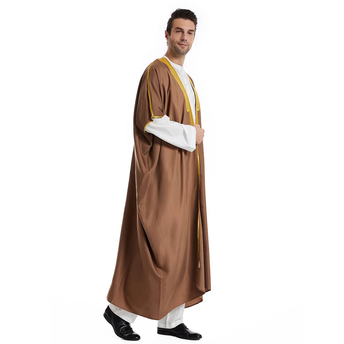 Men's Muslim Thobe Caftan Jubba