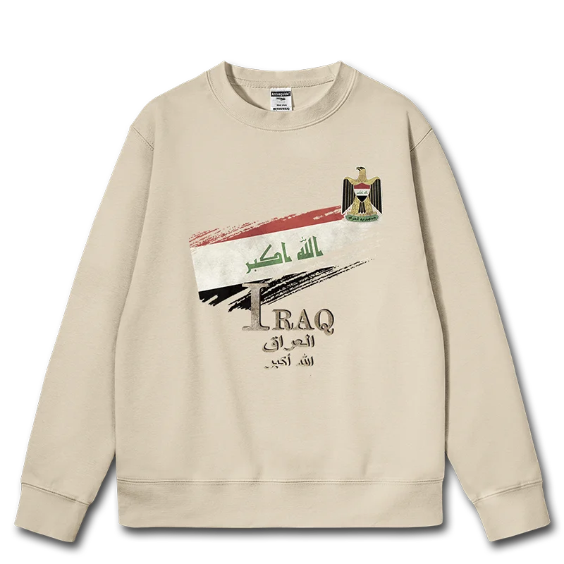 Iraq Iraq Flag  National Retro mens hoodies sports sweatshirt casual sporting jerseys men tracksuit Coat autumn winter clothes