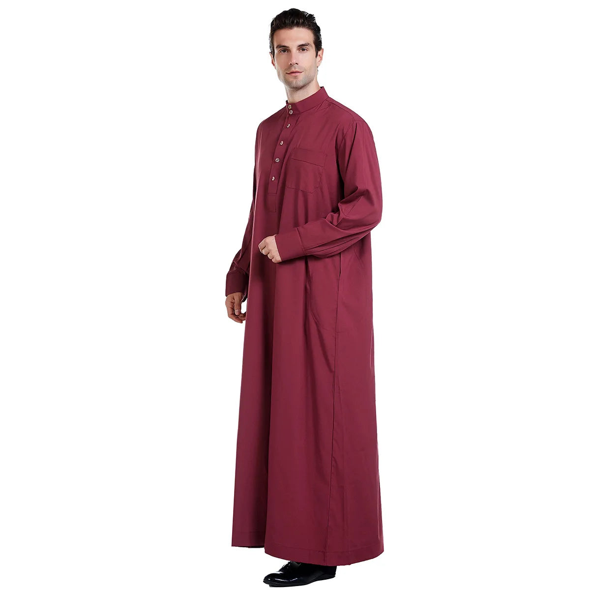 Dubia High-Quality White Abaya for Men Jubba