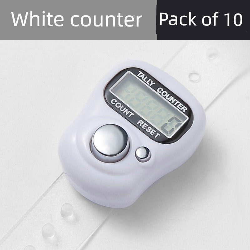 Counter Hand Press Digital Digital Display Point Counter Finger Tally Counter Ring Rings Passenger Flow Counting Handy Gadget