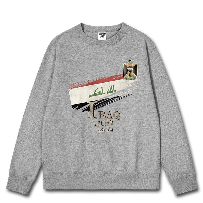 Iraq Iraq Flag  National Retro mens hoodies sports sweatshirt casual sporting jerseys men tracksuit Coat autumn winter clothes